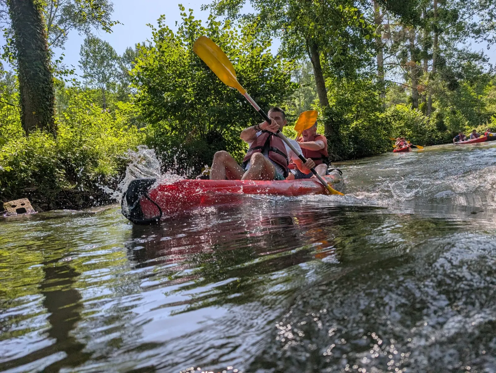 Sortie de groupe en canoë-kayak sur l’Epte