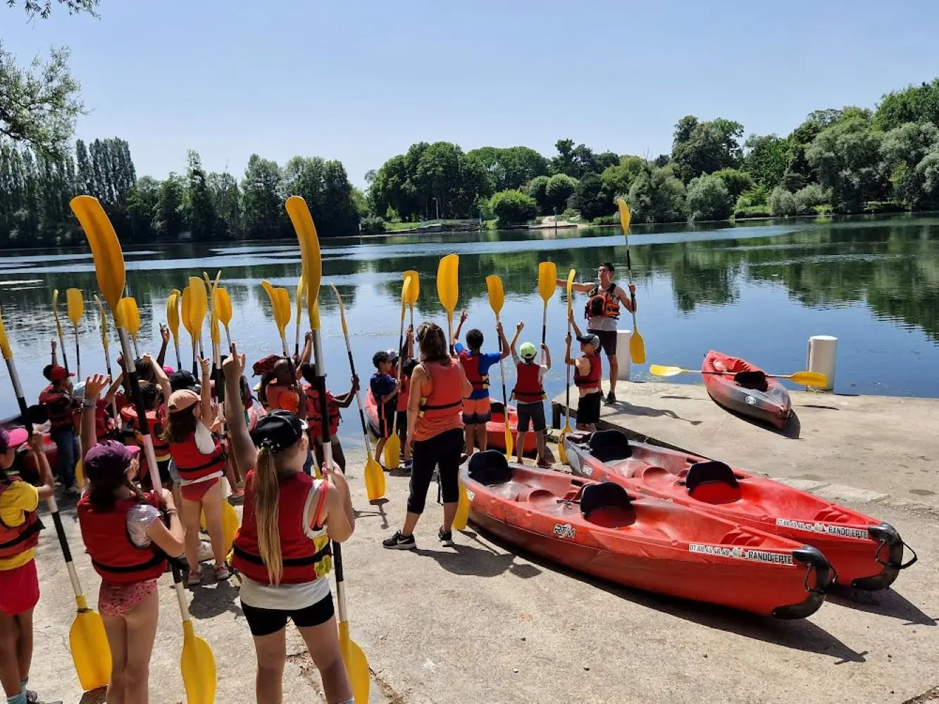 Sortie de groupe en kayak