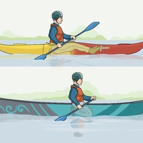 differences entre un canoe et un kayak